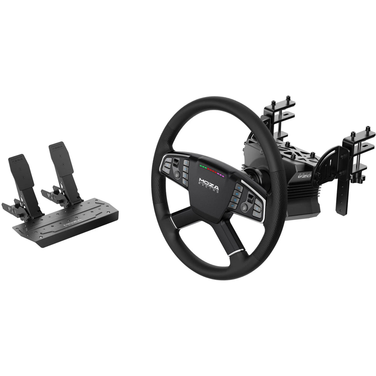 Moza R5 Truck Driving Simulator Trucking Bundle RS071 - PC Simulator Steering Wheel & Pedals