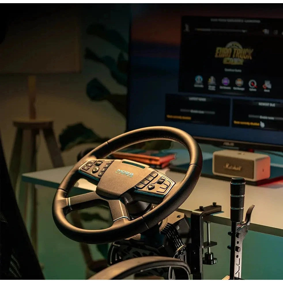 Moza R5 Truck Driving Simulator Trucking Bundle RS071 - PC Simulator Steering Wheel & Pedals