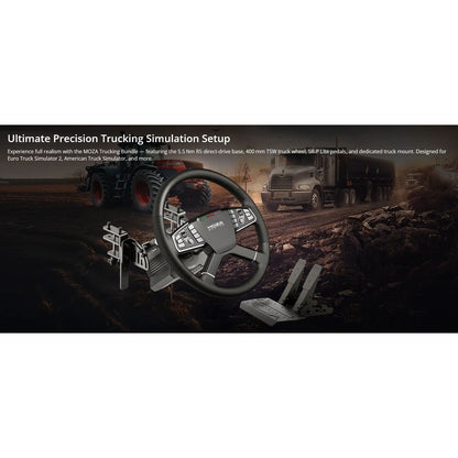Moza R5 Truck Driving Simulator Trucking Bundle RS071 - PC Simulator Steering Wheel & Pedals