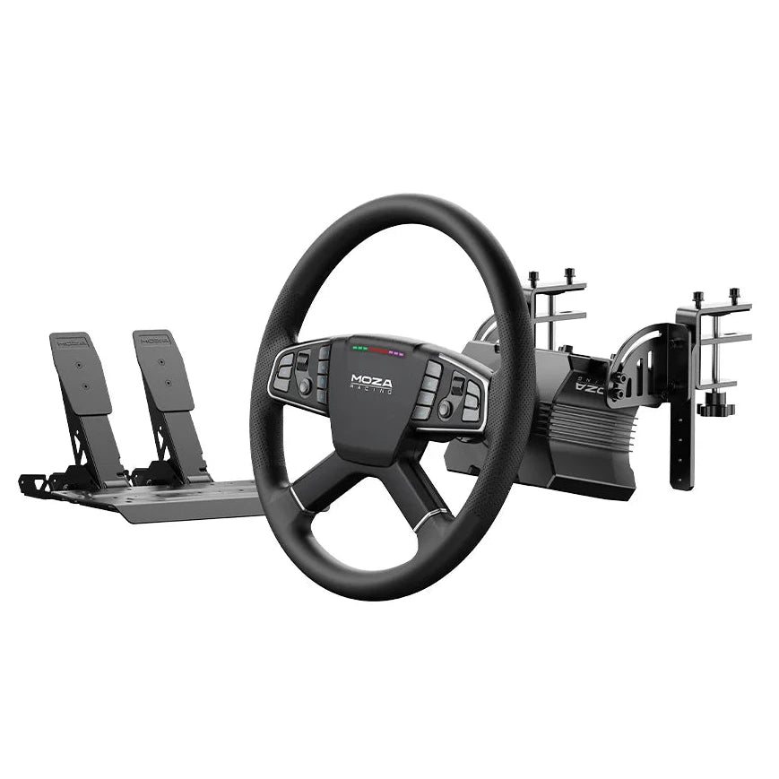 Moza R5 Truck Driving Simulator Trucking Bundle RS071 - PC Simulator Steering Wheel & Pedals