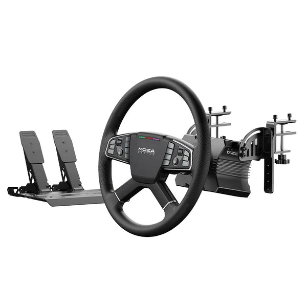 Moza R5 Truck Driving Simulator Trucking Bundle RS071 - PC Simulator Steering Wheel & Pedals