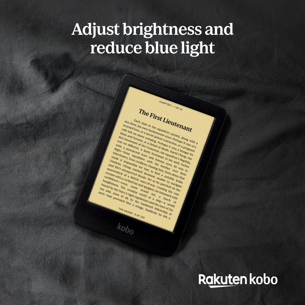 Kobo Clara BW 6" eReader with E-Ink Black & White Carta Display (Black)