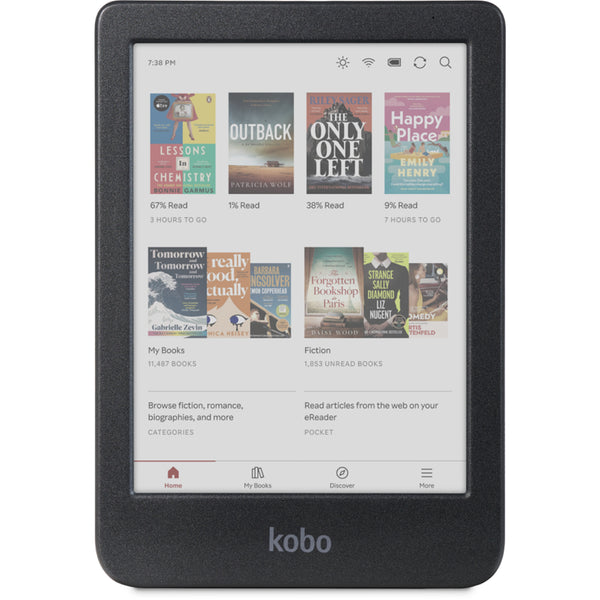 Kobo Clara Colour 6" eReader 16GB with E-Ink Colour Display Black