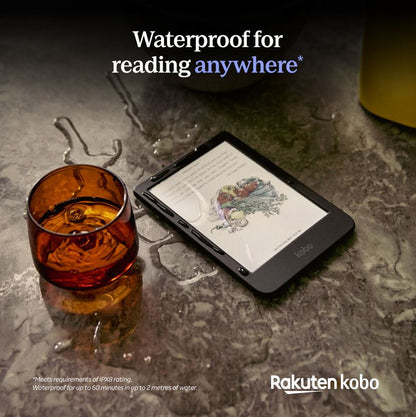 Kobo Clara Colour 6" eReader 16GB with E-Ink Colour Display (Black)