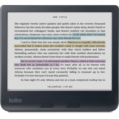 Kobo Libra Colour 7" eReader with E-Ink Colour Display (Black)