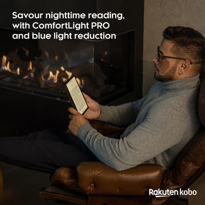 Kobo Sage 8" eReader | HD 32GB Carta Display Touchscreen & Comfort Light (Black)