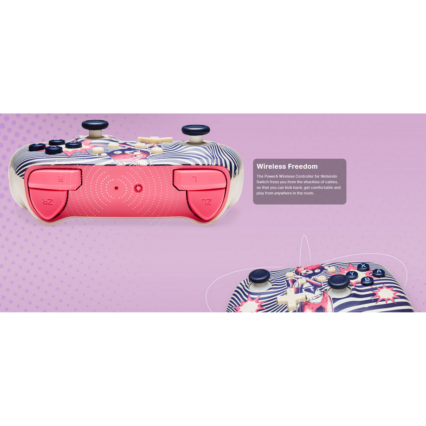 PowerA Wireless Controller for Nintendo Switch & Switch 2 - Fortnite Cuddle Team Leader
