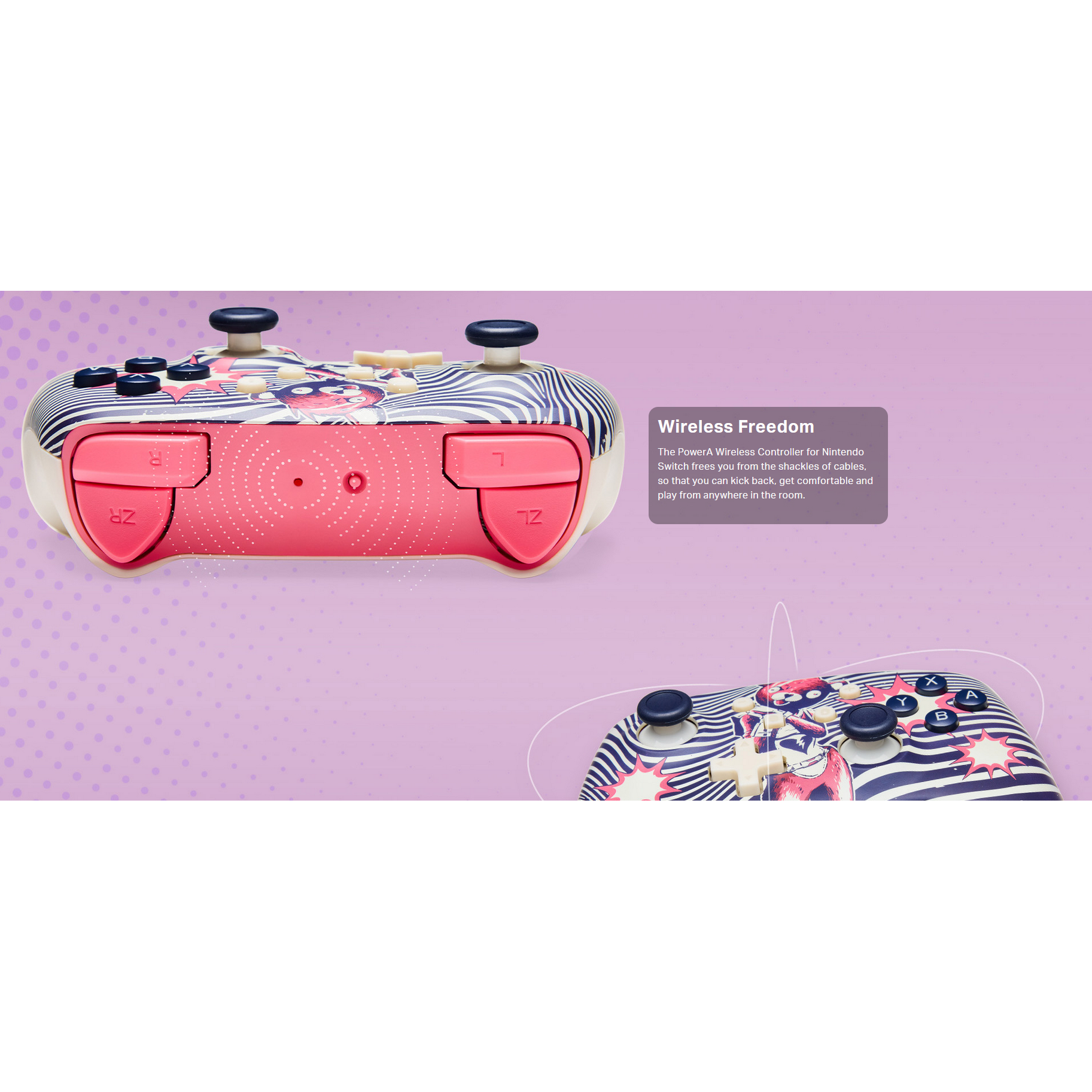 PowerA Wireless Controller for Nintendo Switch & Switch 2 - Fortnite Cuddle Team Leader