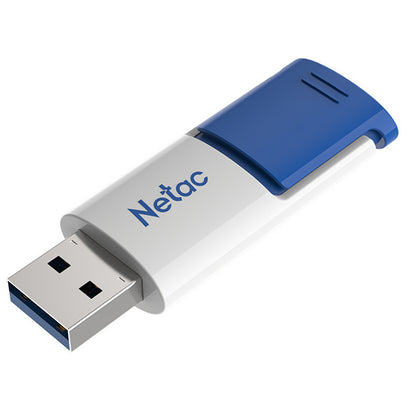 Netac U182 USB 3.0 Flash Drive 32GB UFD Retractable Blue/White