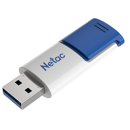 Netac U182 USB 3.0 Flash Drive 32GB UFD Retractable Blue/White