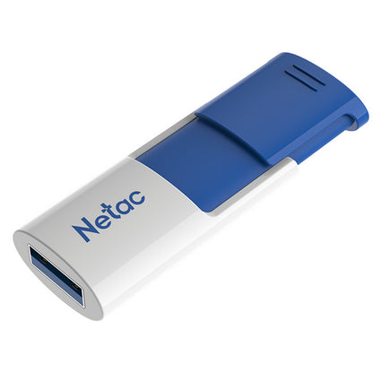 Netac U182 USB 3.0 Flash Drive 32GB UFD Retractable Blue/White