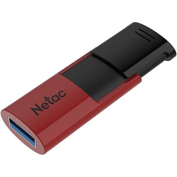 Netac U182 USB 3.0 Flash Drive 128GB UFD Retractable Red/Black