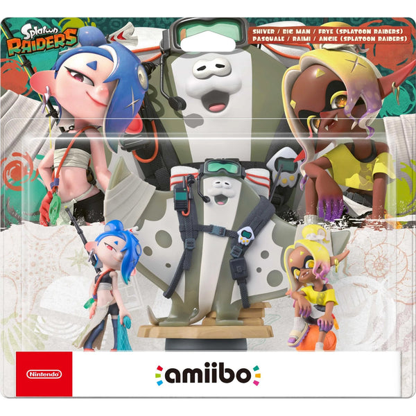 Nintendo Amiibo Shiver, Big Man & Frye - Splatoon Raiders Deep Cut Set