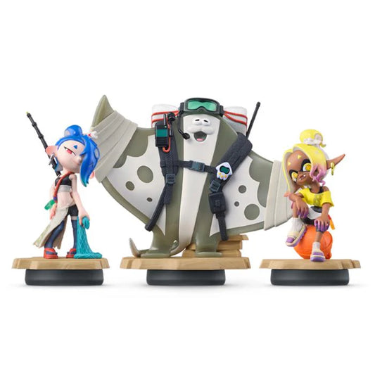 Nintendo Amiibo Shiver, Big Man & Frye - Splatoon Raiders Deep Cut Set