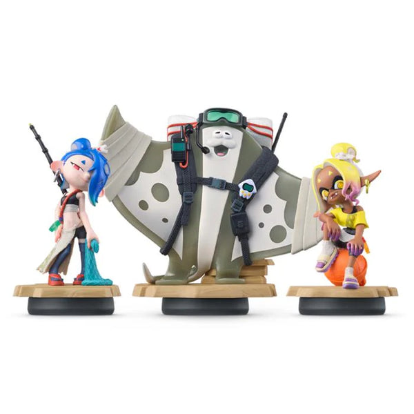 Nintendo Amiibo Shiver, Big Man & Frye - Splatoon Raiders Deep Cut Set