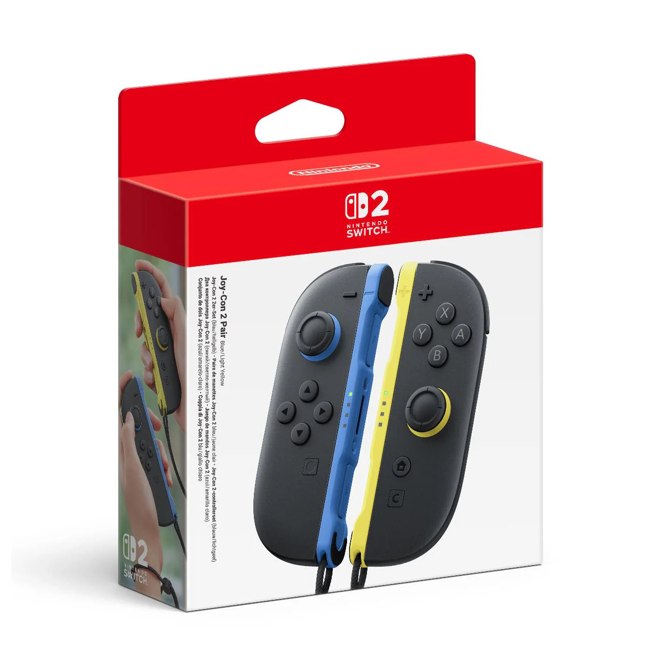 Nintendo Switch 2 Joy-Con 2 Pair JoyCon Controller Set Blue/Light Yellow