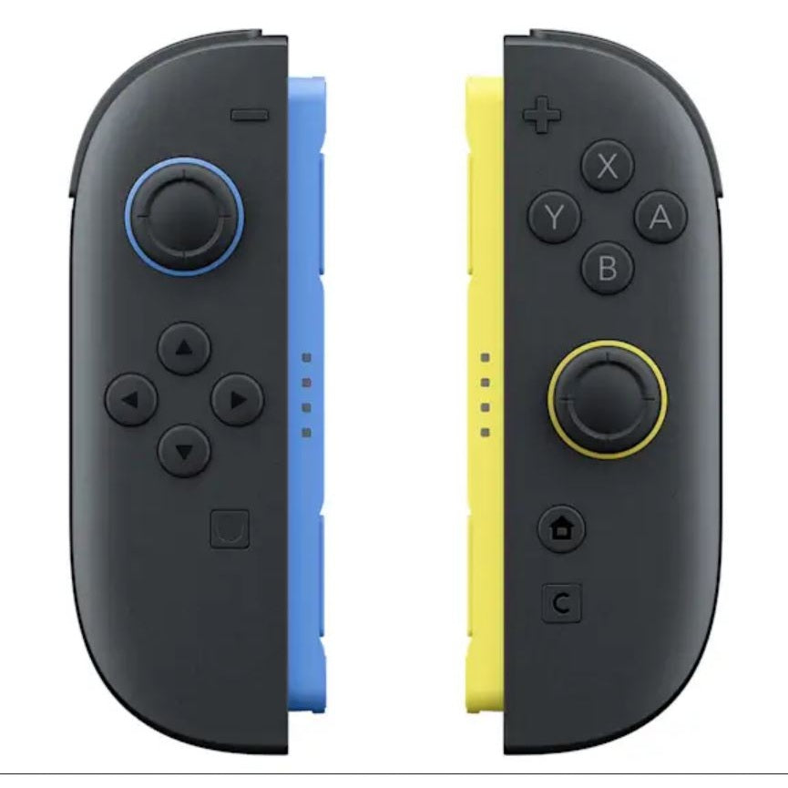 Nintendo Switch 2 Joy-Con 2 Pair JoyCon Controller Set Blue/Light Yellow