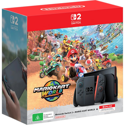 Nintendo Switch 2 Portable Gaming Console + Mario Kart World Game Bundle