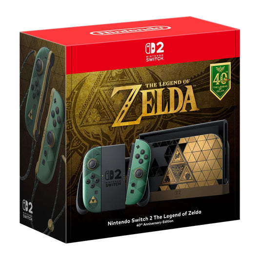 Nintendo Switch 2 - The Legend of Zelda 40th Anniversary Edition - Portable Gaming Console