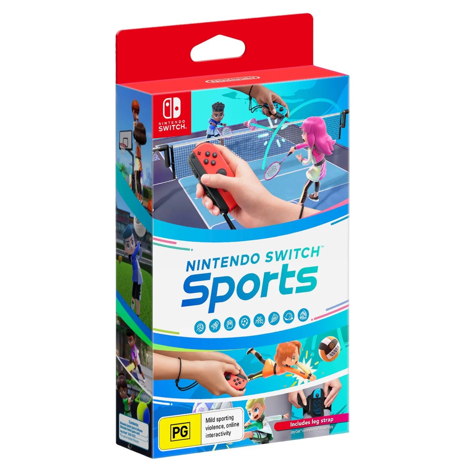 Nintendo Switch Sports Game Includes Leg Strap