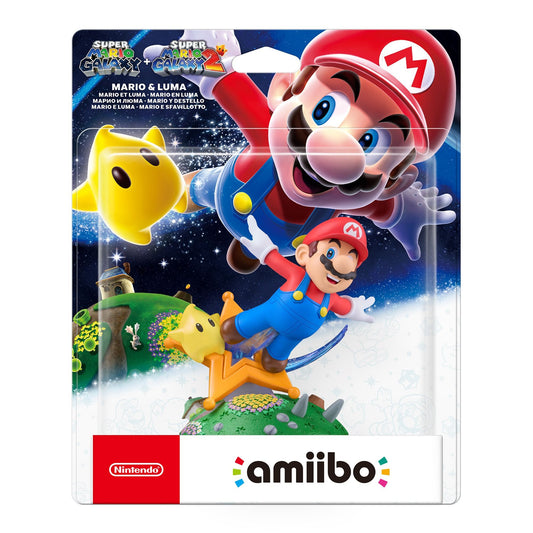 Nintendo Amiibo Mario & Luma - Super Mario Galaxy + Super Mario Galaxy 2