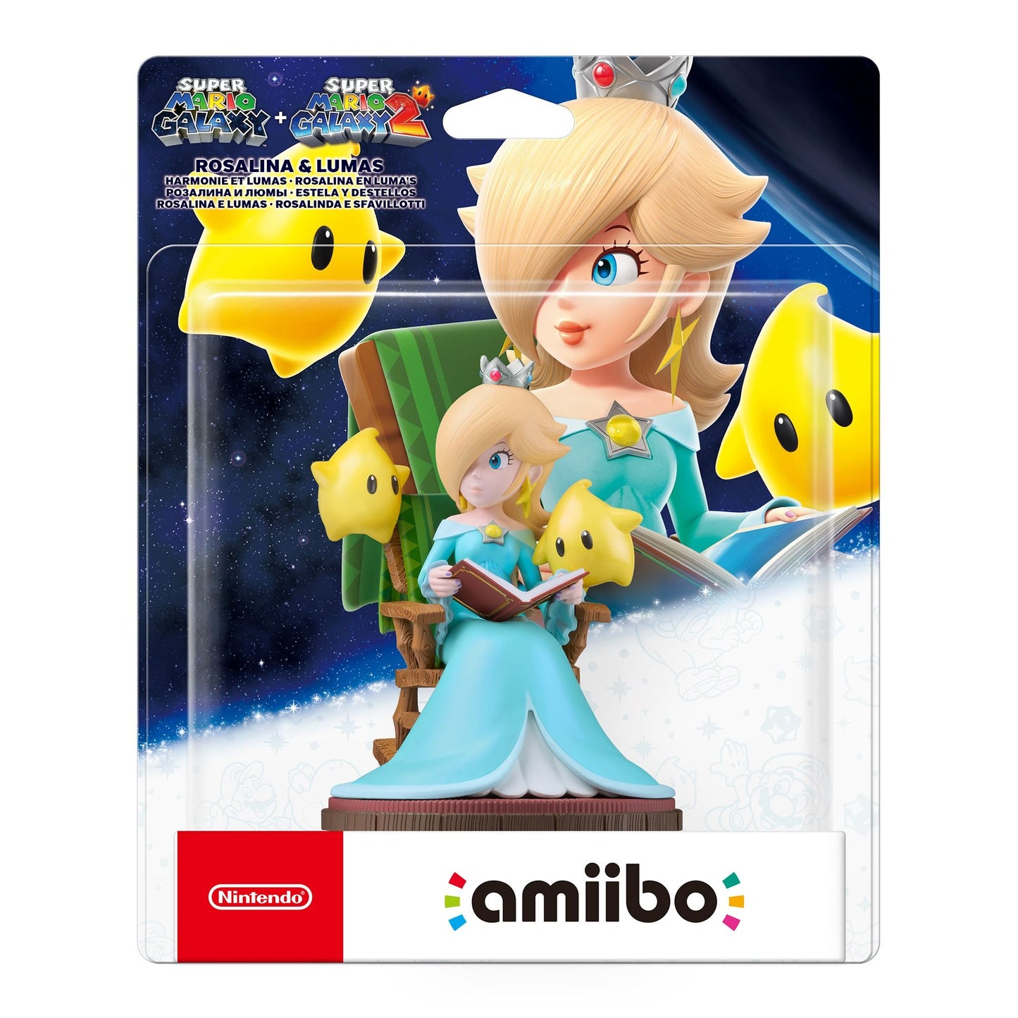 Nintendo Amiibo Rosalina & Lumas - Super Mario Galaxy + Super Mario Galaxy 2