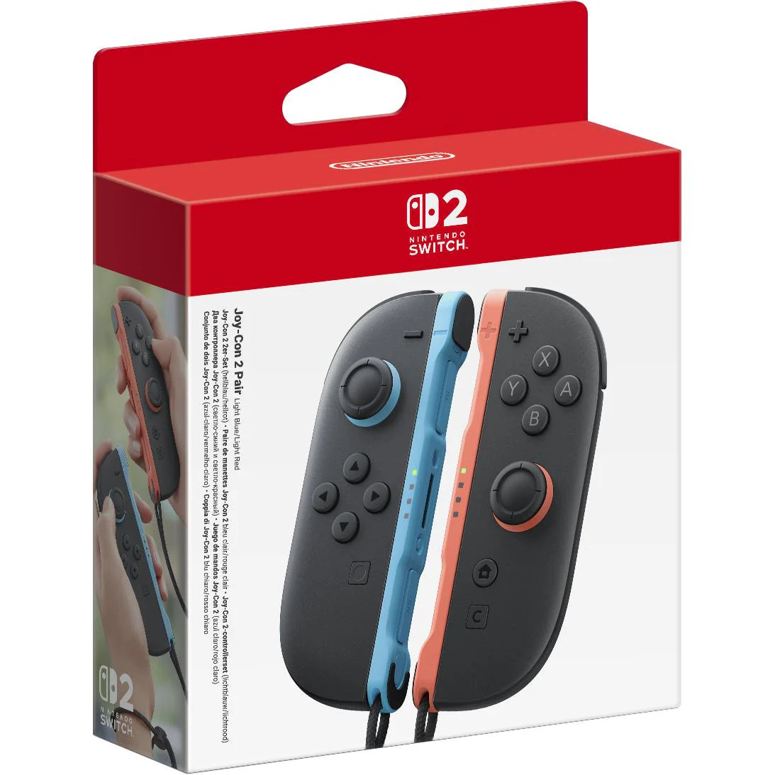 Nintendo Switch 2 Joy-Con 2 Pair Light Blue/Light Red