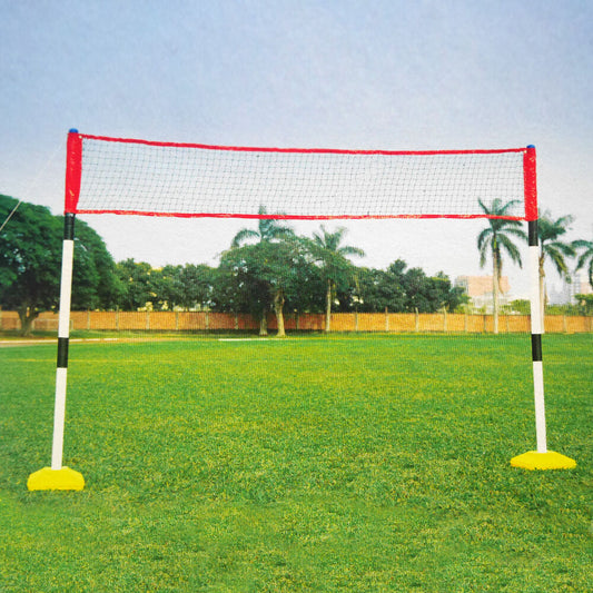 Outdoor-Play 3-in-1 Badminton Volleyball & Tennis Set - Backyard Games for Kids