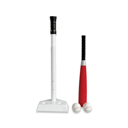 Outdoor-Play Deluxe T-Ball Set - Tee Ball Baseball Softball Bat & Home Base