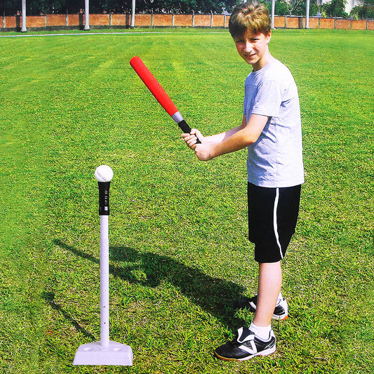 Outdoor-Play Deluxe T-Ball Set - Tee Ball Baseball Softball Bat & Home Base