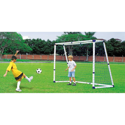 Outdoor-Play Pro Sports Football Soccer Goal - 244 x 183 cm (White)