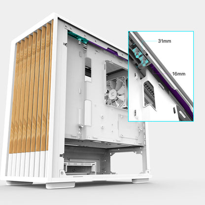 Zalman P10 Namu mATX Mini Tower Case (White)