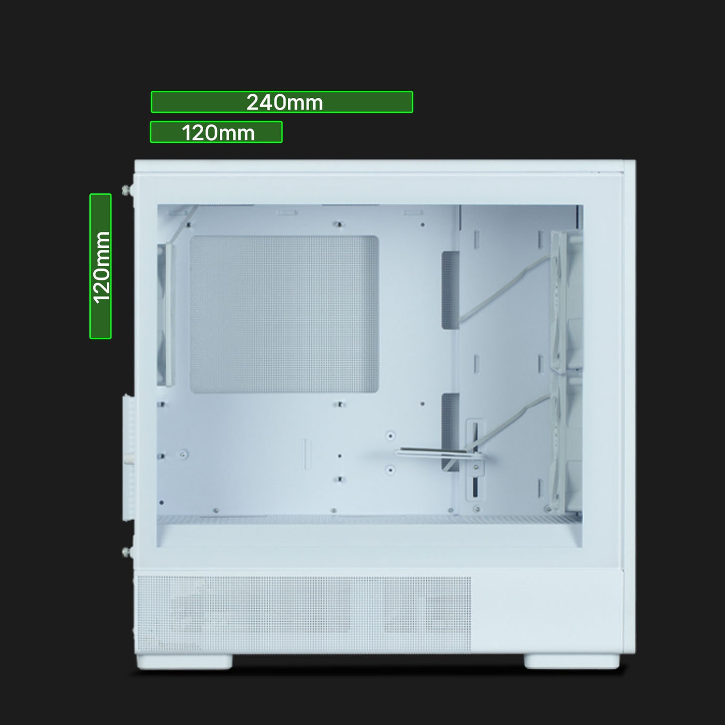 Zalman P10 Namu mATX Mini Tower Case (White)