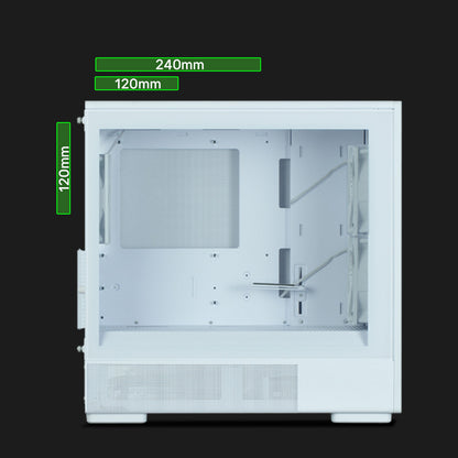 Zalman P10 Namu mATX Mini Tower Case (White)