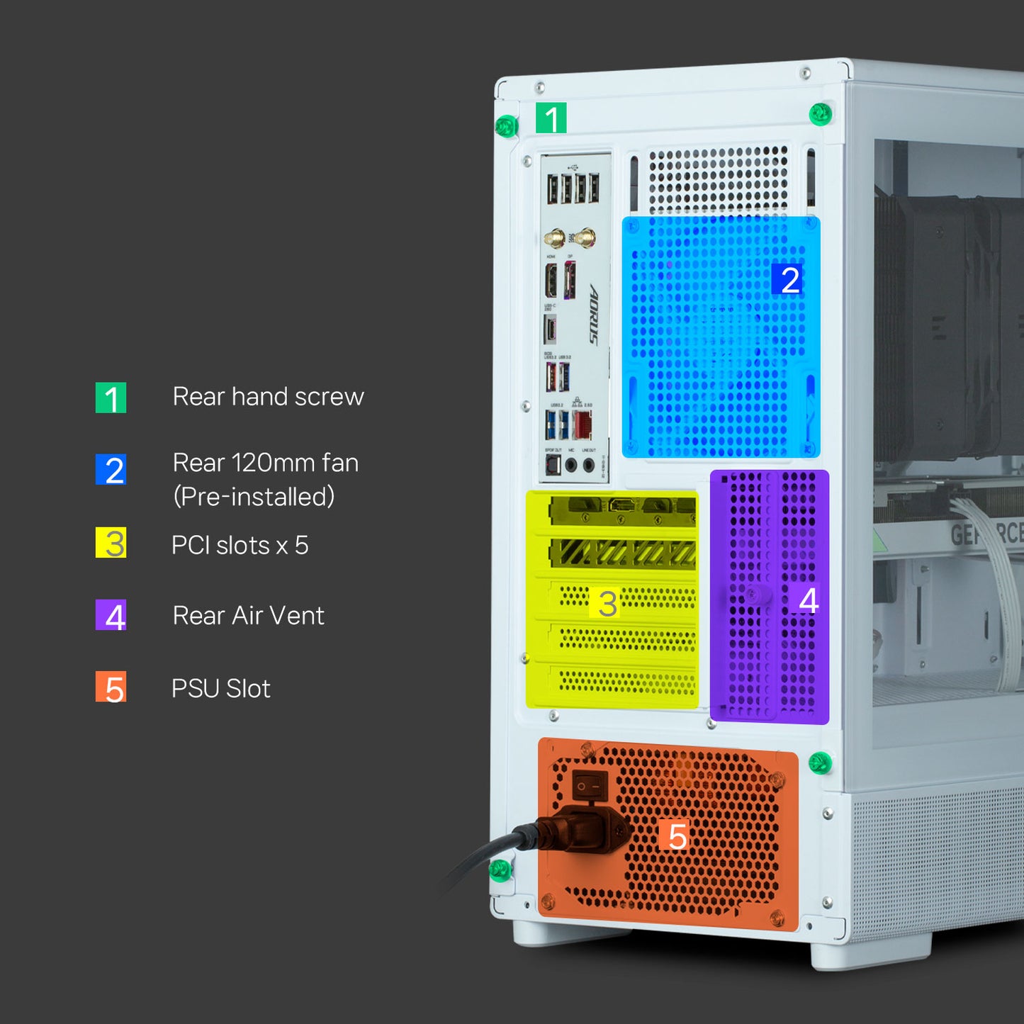 Zalman P10 Namu mATX Mini Tower Case (White)