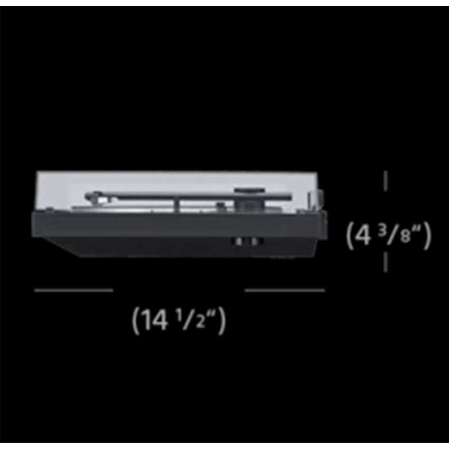 Sony LX-310 PS-LX310BT Turntable with Bluetooth Connectivity (Black)