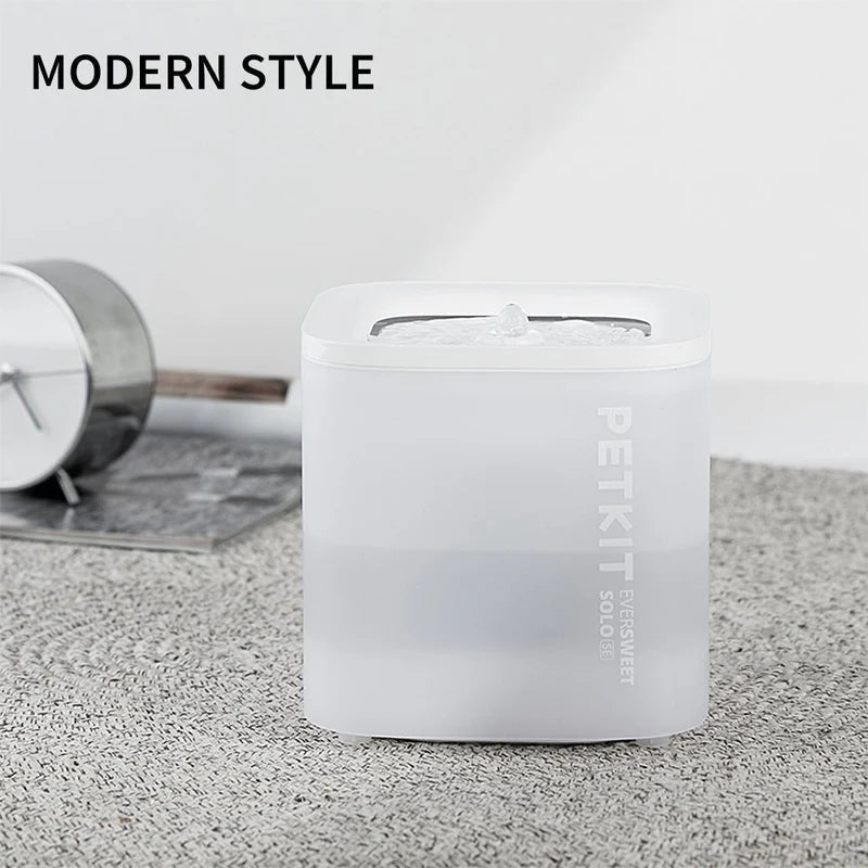 Petkit Eversweet Solo SE Pet Water Fountain for Cats & Dogs 1.8L USB DC 5V Powered White