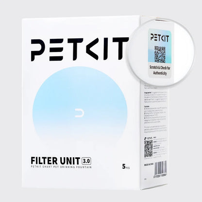 Petkit Filter Unit 3.0 Replacement Filters for Eversweet 3 Pro Solo 2 Solo SE Cat and Dog Pet Water Fountain 5-Pack