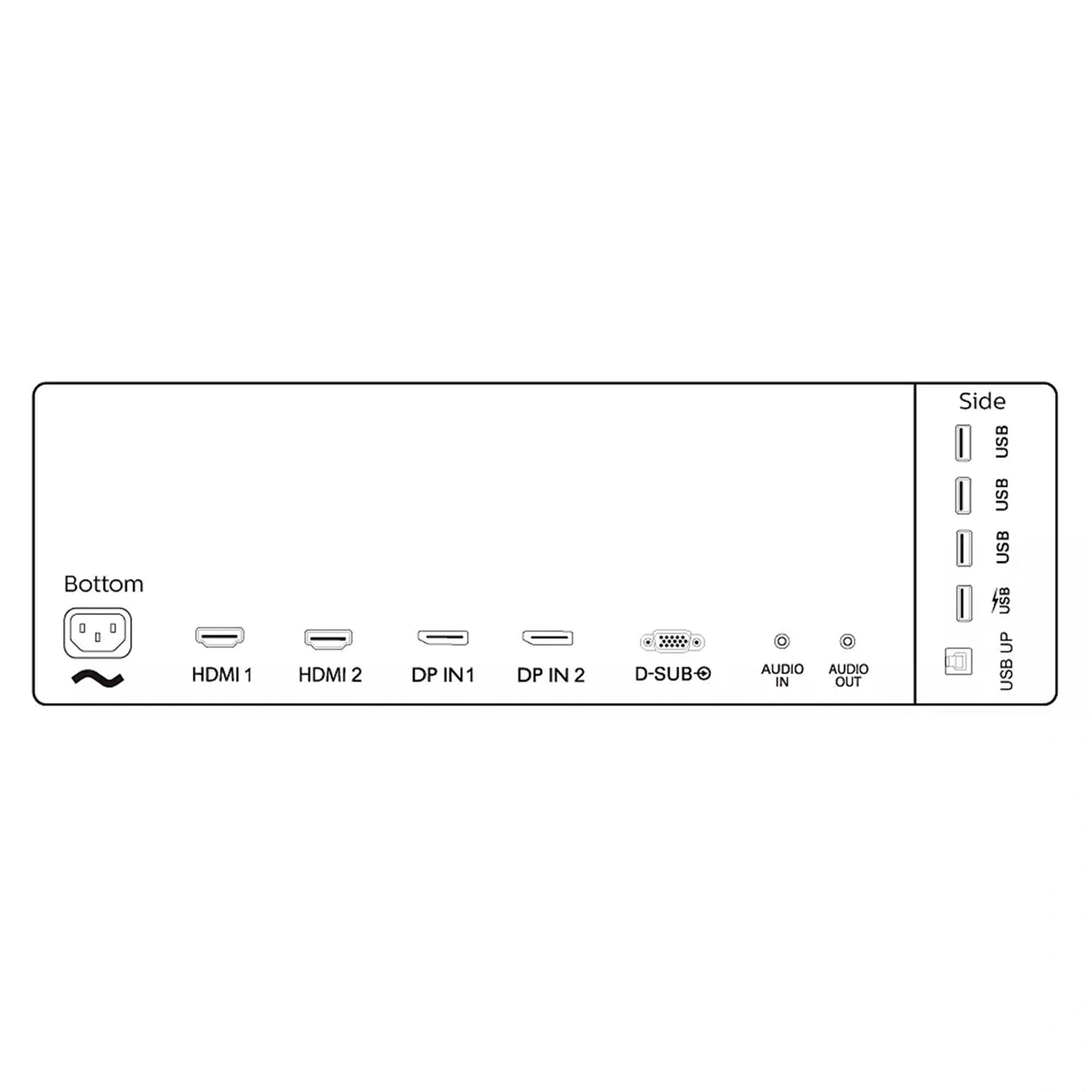 Philips Brilliance 438P1/75 43" | 4K UHD 3840 x 2160 | 16:9 | 5ms | 75Hz IPS | MultiView P-Line Monitor