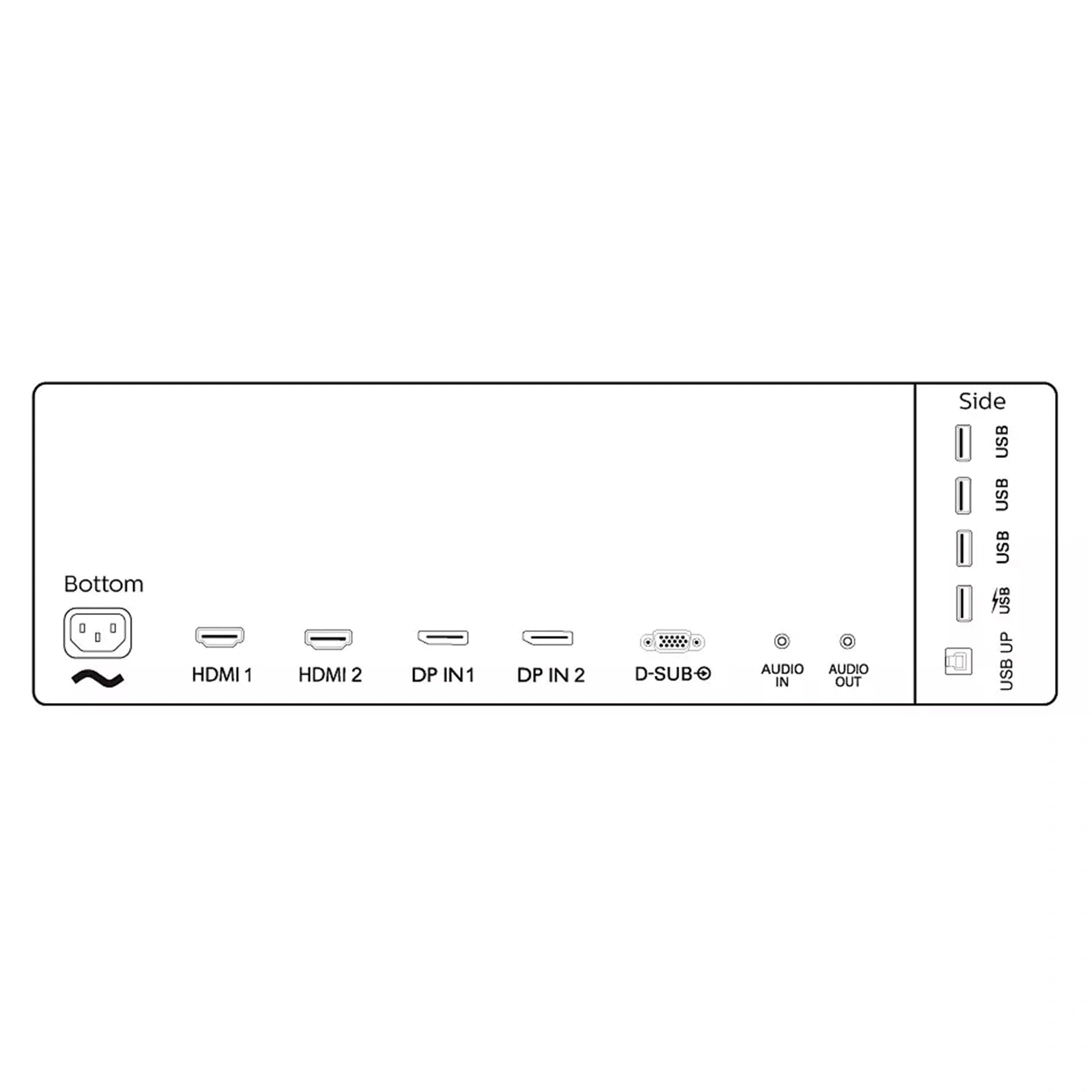 Philips Brilliance 438P1/75 43" | 4K UHD 3840 x 2160 | 16:9 | 5ms | 75Hz IPS | MultiView P-Line Monitor