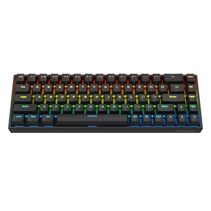 Playmax Mini Mechanical RGB Backlit Gaming Keyboard Black