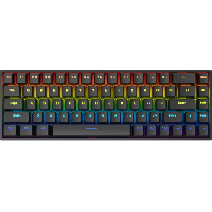 Playmax Mini Mechanical RGB Backlit Gaming Keyboard Black