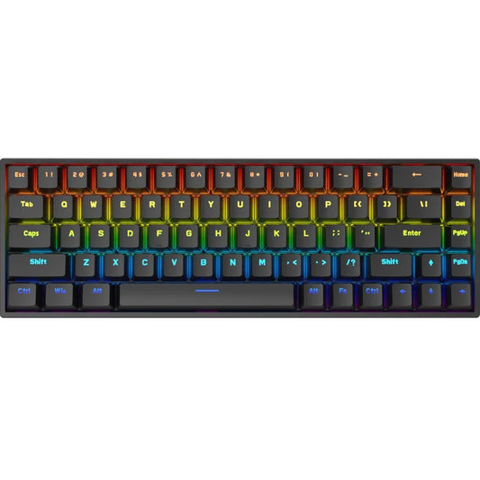 Playmax Mini Mechanical RGB Backlit Gaming Keyboard Black