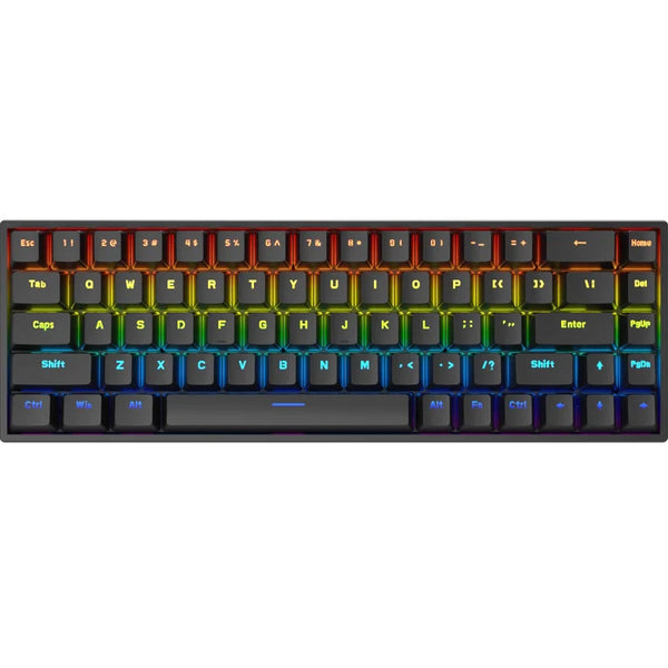 Playmax Mini Mechanical RGB Backlit Gaming Keyboard Black