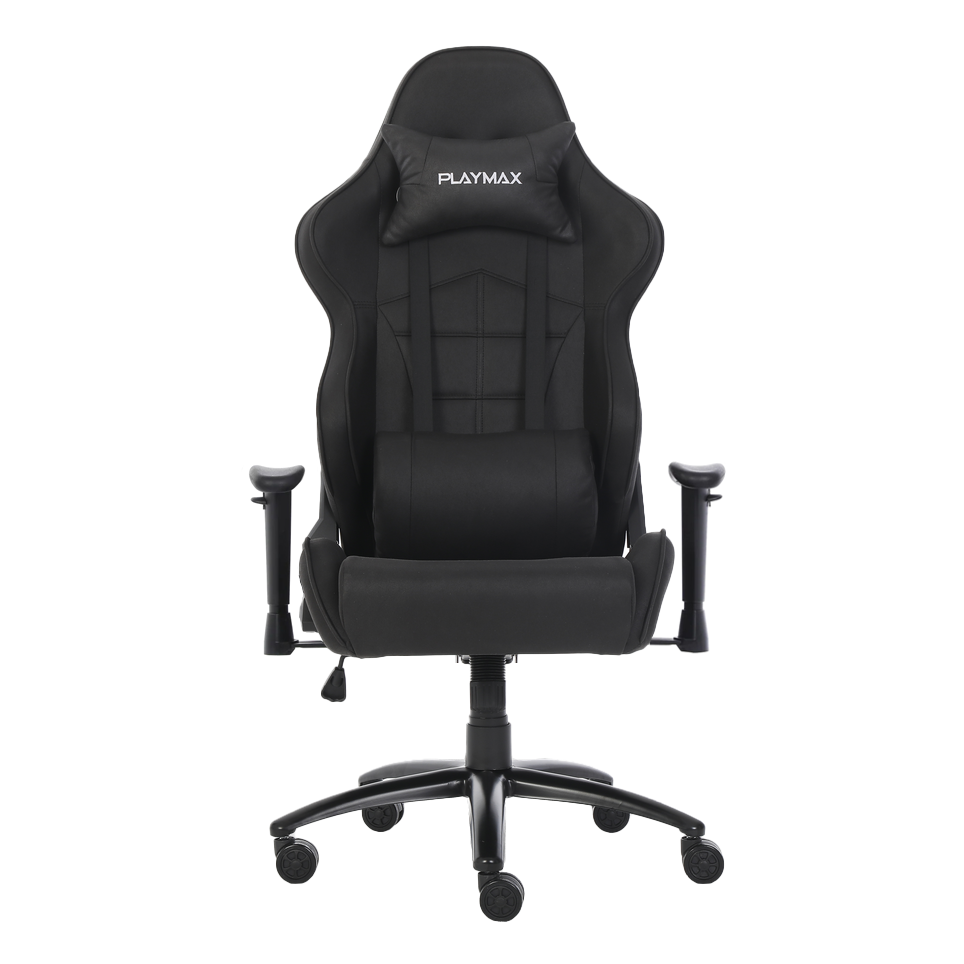 Playmax Studio Classic Ergonomic Gaming Chair Fabric Black