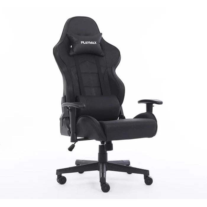 Playmax Studio Classic Ergonomic Gaming Chair Fabric Black