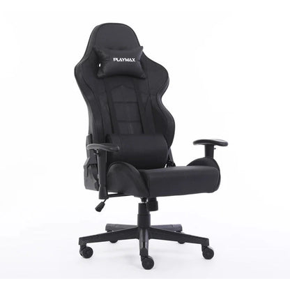 Playmax Studio Classic Ergonomic Gaming Chair Fabric Black