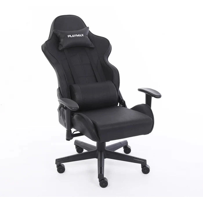 Playmax Studio Classic Ergonomic Gaming Chair Fabric Black