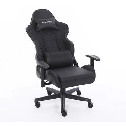 Playmax Studio Classic Ergonomic Gaming Chair Fabric Black