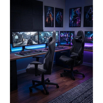 Playmax Studio Classic Ergonomic Gaming Chair Fabric Grey